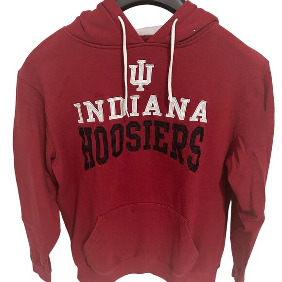 Indiana Hoosiers Pullover Sweatshirt Mens Size Medium Embroidered Red Colosseum - Picture 1 of 7